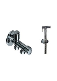 Resim Gpd Ctm01 Çiftli Taharet Ara Musluk + Sts04 Sprey Seti Gri 
