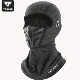 Resim Hightower Gri Motorcu Kafa Bandı - Rüzgar Geçirmez Tam Kapamalı Yüz Maskesi 