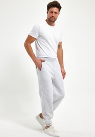 Resim AMAZING CRASH Lastik Paça Baggy Kalıp Şardonlu Eşofman Altı 
