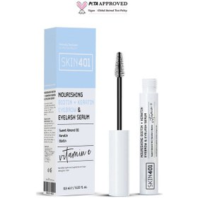 Resim Skin401 Biotin + Keratin Besleyici Kaş & Kirpik Serumu 6.5ml 