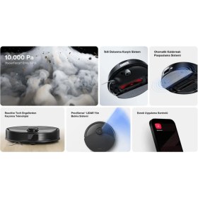 Resim Roborock S8 Pro Akıllı Robot Süpürge Siyah 