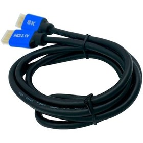 Resim Alfais 5092 8K Ultra HD 2.1V 48 Gbps Altın Kaplama HDMI Kablo 50 CM 