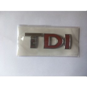 Resim Volkswagen Tdi Bagaj Yazisi Çift Kirmizi 3B0853675Ac 560092126 