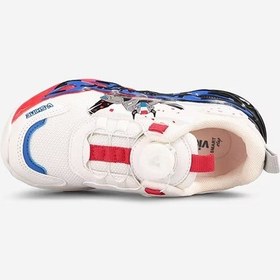 Resim Vicco Lotus Işıklı Akıllı Bağcıklı Erkek Bebek Beyaz Ayakkabı 26-29 Numara-2665 