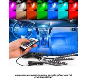 Resim Mabelme Store Kumandalı Araç LED Şerit Işıklar 