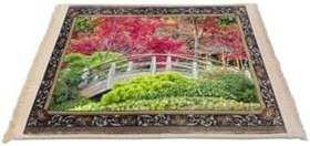 Resim Colorix Carpet Manzara Resmi Resimli Duvar Halısı Saçaklı No: 7 50x70 Cm 