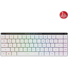 Resim ASUS ROG FALCHION RX Kablosuz Low Profile Aura Sync Oyuncu Klavyesi 