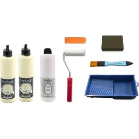 Resim Cadence 1 Litre Taffy Boya 500Ml Mat Vernik 