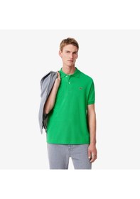 Resim Lacoste Erkek Klasik Pike Kumaş Polo T-shirt Açık Yeşil 