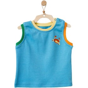 Resim Andywawa Erkek Bebek Deniz Temalı Mavi Tişört Ac21872r 001 