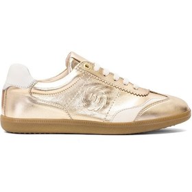 Resim Mammamia D25ya-550 Kadın Hakiki Deri Klasik Sneaker Altın Altın 