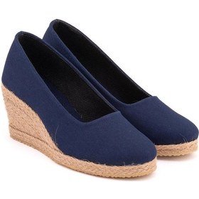 Resim Lacivert Lacivert Keten Espadril Dolgu Topuk Dolgu1001-2905 Lacivert 