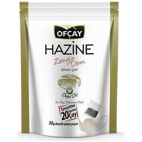 Resim Ofçay Hazine Edt Zengin Dem Siyah Demlik Poşet Çay 30 x 30 G 