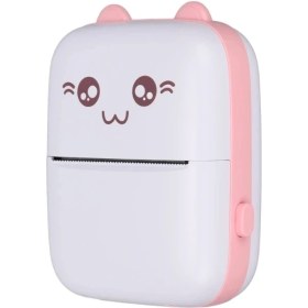 Resim Sevimli Mini Taşınabilir Yazıcı Printer 