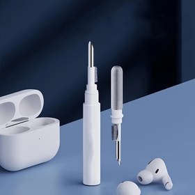 Resim 1 adet, Kulaklık Temizleme Fırçası Kalemi, Çok Fonksiyonlu Kulaklık Temizleme Kalemi, Taşınabilir Küçük Fırça, Kulaklıklar, Klavyeler, Cep Telefonları, Fareler, Uzaktan Kumandalar, Temizlik Malzemeleri, Temizlik Aracı, Noel Malzemeleri 