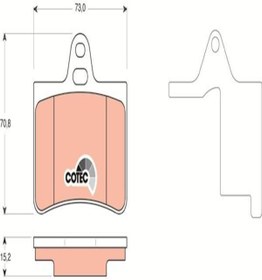 Resim Trw Gdb1450 Fren Balatasi Arka Wva 23305 ( Citroen : C5 2.0ı 16v 2.2hdi 3.0 ) 425217 425334 (WC446281) 