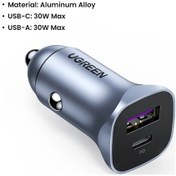Resim Ugreenrj45 Araç Şarj Cihazı Hızlı Usb-c Şarj İphone Uyumlu 15 14 13 Xiaomi Pd 4.0 3.0 Şarj Bizedistribütör Garantili 