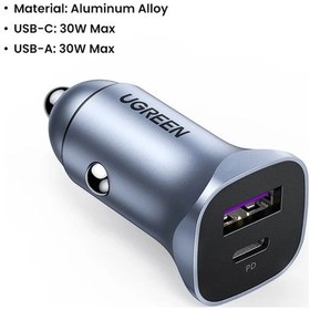 Resim Ugreenrj45 Araç Şarj Cihazı Hızlı Usb-c Şarj İphone Uyumlu 15 14 13 Xiaomi Pd 4.0 3.0 Şarj Bizedistribütör Garantili 