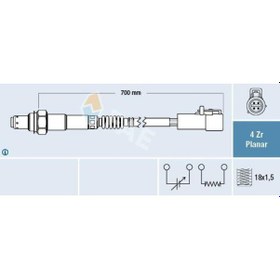 Resim Oksıjen Sensoru Ford C Max Iı Dxa/cb7.dxa / Ceu :1.6 Tı 10 Focus Iıı: 1.6 Tı 11 Mondeo Iv Ba7-428249 