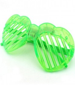 Resim hitteknoloji Işıklı Kalp Panjur Gözlük 