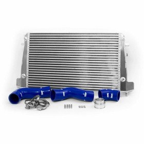 Resim VW Golf 6 R / Golf 5 GTI / Audi S3 8P / Audi TT MK2 / SEAT Leon Cupra 1P 2006-2014 Mavi Hortumlu Forge Motorsport Intercooler 