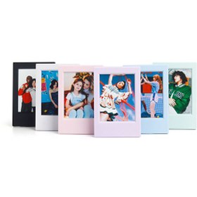 Resim Fujifilm Instax Mini Film Uyumlu Klasik Mavi Fotoğraf Çerçevesi 