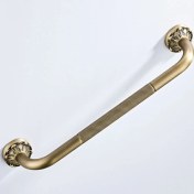 Resim Antika Banyo Aksesuarları Seti Bronz Vintage Pirinç Saç Kurutucu Tutucu Wc Kağıt Havlu Askısı Yüzük Sabun Sepeti Robe Kanca Kapmak Barlar | Banyo Donanım Setleri 