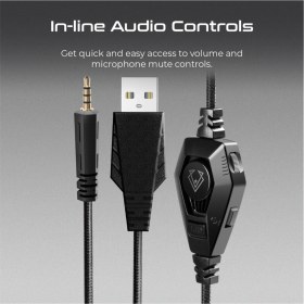 Resim Vertux Havana Mavi - Oyuncu Kulaklık Yüksek Performans Hd Ses Kablolu Kulaküstü 