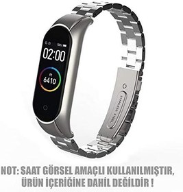 Resim Microsonic Xiaomi Mi Band 7 Metal Stainless Steel Kordon Gold 