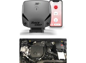 Resim Race Chip RS Connect Mercedes-Benz CLA-Serisi (C117/X117) CLA 200 (156 HP/ 115 kW) için Bluetooth Kontrol'lü ChipTuning Seti, +33 HP +63 NM Tork 