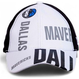 Resim Beyaz Dallas Maveriks Basketbol Beyzbol Şapkası - Standart Beyaz 