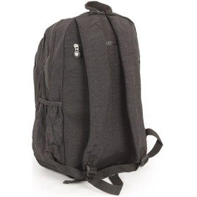 Resim İmaks 571 Krinkıl / Klinkır Su Geçirmez Hafif Çok Gözlü Spor, Seyahat, Okul, Laptop Sırt Çantası Siyah 1d Siyah 