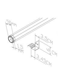 Resim Alüminyum Bronz Merdiven Tutamak, Korkuluk Yaşlı Engelli Duvar Tutamağı 200 Cm. Istenilen Ölçüde 200 Cm'ye Kadar 