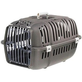 Resim Ferplast Jet 20 (Gri) Kedi ve Küçük Irk Köpek Taşıma Çantası 37x57x33 Cm 