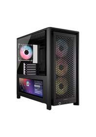 Resim Corsaır Frame 4000d Lcd Rs Argb Fanlı Lcd Ekranlı Mid-tower Cc-9011326-ww Bilgisayar Kasası 