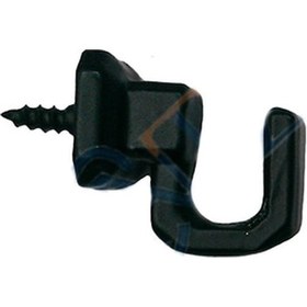 Resim Vidalı Kanca, Askı Küçük - 15x18mm, Siyah - 100 Adet 0-8 