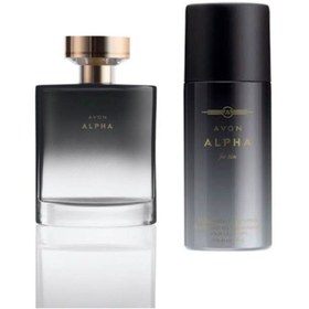 Resim AVON Alpha Edt 75 ml Erkek Parfüm Seti fk19241578426 
