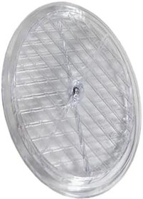 Resim Şeffaf Doğalgaz Havalandırma Cam Menfez Kapağı Çap 18 Cm Uyumlu, VYDGR00000623 