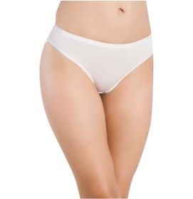 Resim Papatya Kadın Ekru 3'Lü Paket Bambu Bikini Ekru Kadın Külot Ekru 