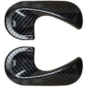 Resim Benz Smart 453 Fortwo Forfour 2015-2020 Aksesuarları İçin Karbon Fiber İç Kapı Kolu Tokası Dekoratif - Kaiyi 