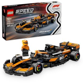 Resim LEGO® Speed Champions McLaren F1® Team MCL38 Yarış Arabası 77251 - 10 Yaş ve Üzeri Çocuklar için Yaratıcı Oyuncak Yapım Seti (269 Parça) 