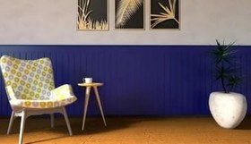 Resim nifiart Dekoratif, Duvar Çıtası, Ahşap Duvar Paneli, Boyanabilir, Ham, Mdf, 27x102 (3 lü PAKET) 