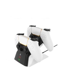 Resim Ps5 Dualsense /ps5 Slim/ps5 Pro Gamepad Hızlı Şarj İstasyonu Çift 