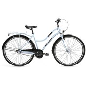 Resim Bisan BELLA KADIN ŞEHİR BİSİKLETİ 46CM V 28 JANT 3 VİTES BUZ MAVİ SİYAH 