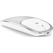 Resim Prestigegoods Alüminyum 2.4g Bluetooth Çift Modlu Şarjlı Mouse, Kablosuz, Sessiz Diğer 