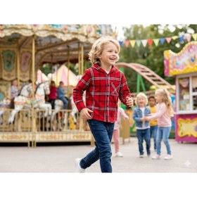 Resim Hilal Akıncı Kids Erkek Çocuk Kapüşonlu Gömlek 