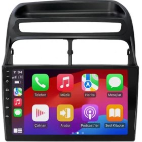 Resim Fiat Linea 2006-2016 Siyah 6gb Ram 128GB Hafıza 8 Çekirdek Carplay Kamera Android Multimedya 