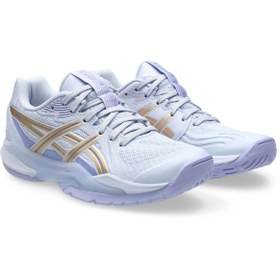 Resim Asics POWERBREAK FF Kadın Cobalt Burst/Illuminate Green Voleybol Ayakkabısı 1072A104-401 