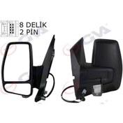 Resim Dış Dikiz Aynası Sag Transit Custom V362 12 Mekanik Desenli Sinyalli Konveks-205778 