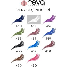 Resim Reva Renkli Hacim Veren Maskara 454 Açık Mor 